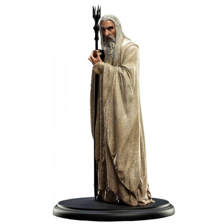Lord of the Rings socha Saruman The White 19 cm